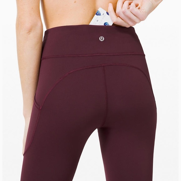 invigorate high rise heathered black currant 25” - Picture 7 of 8